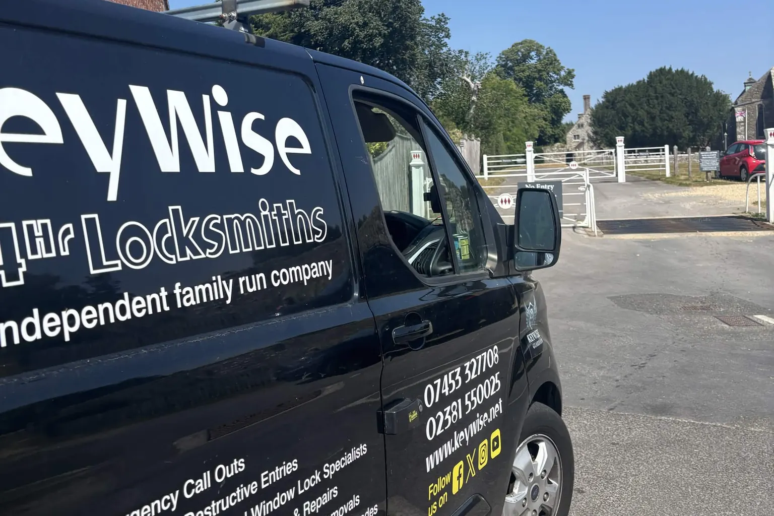 Real photo of the Keywise locksmith van in Beaulieu (SO42), Hero Beaulieu