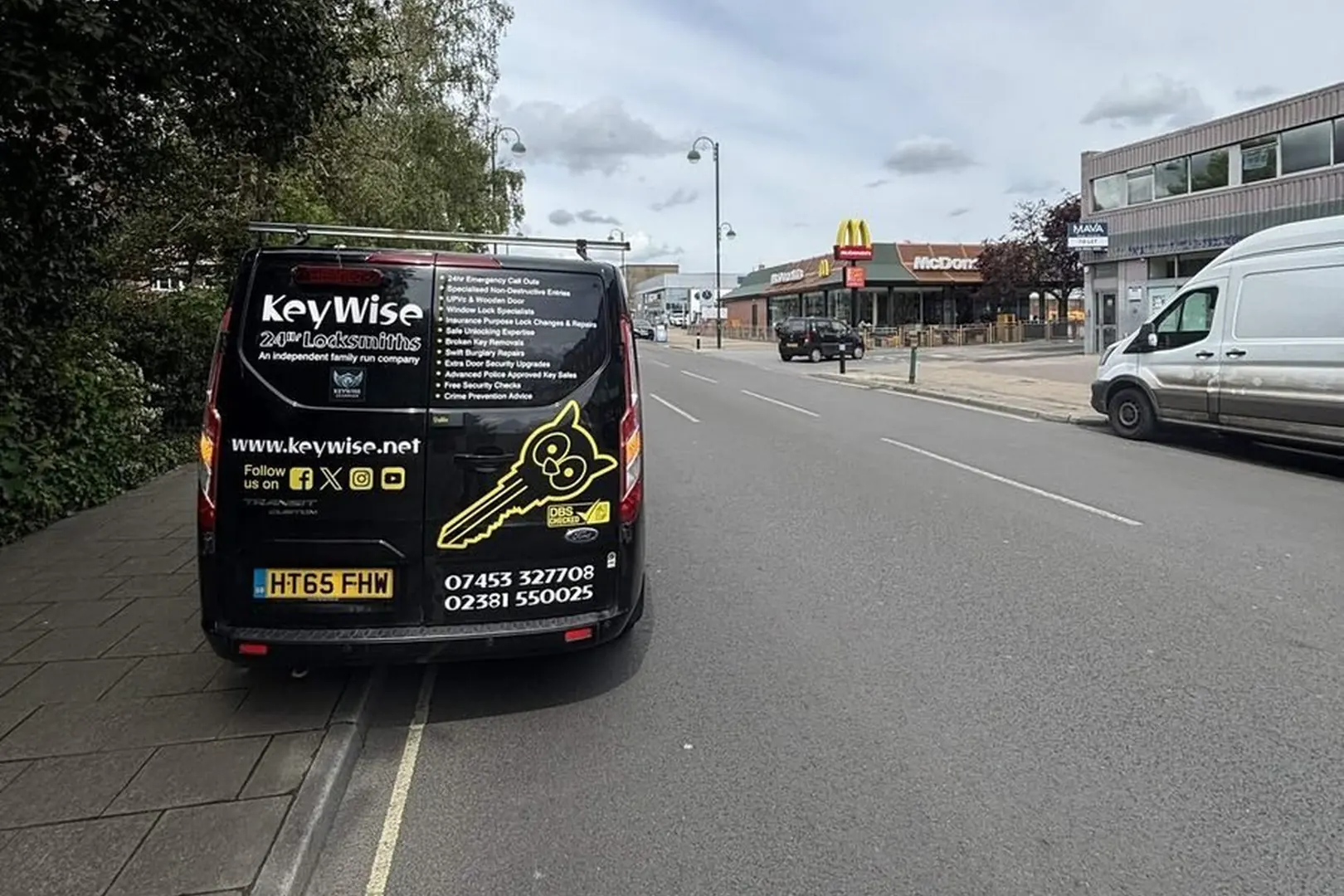 Real photo of the Keywise locksmith van in Shirley (SO15), Hero Shirley