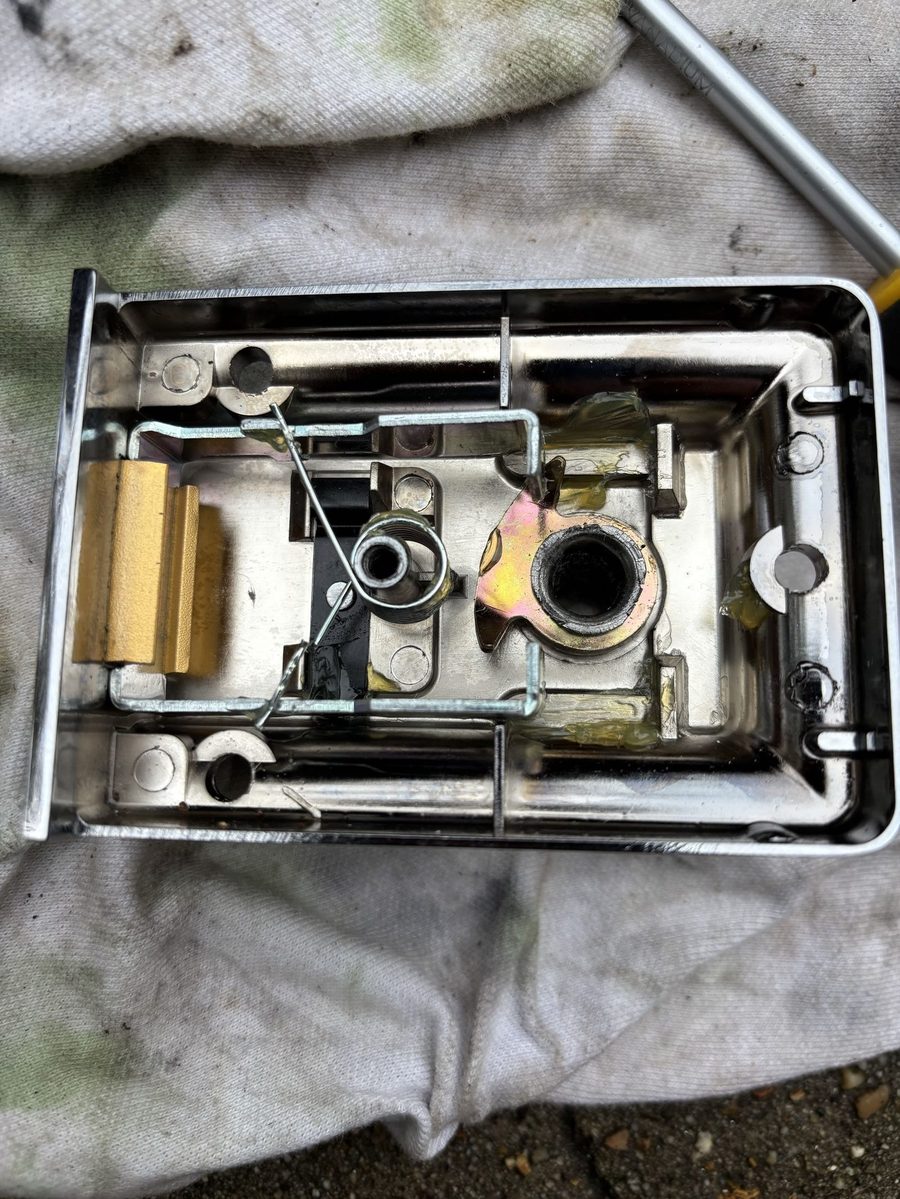 Keywise locksmith repairing a lock on site in the Waterside