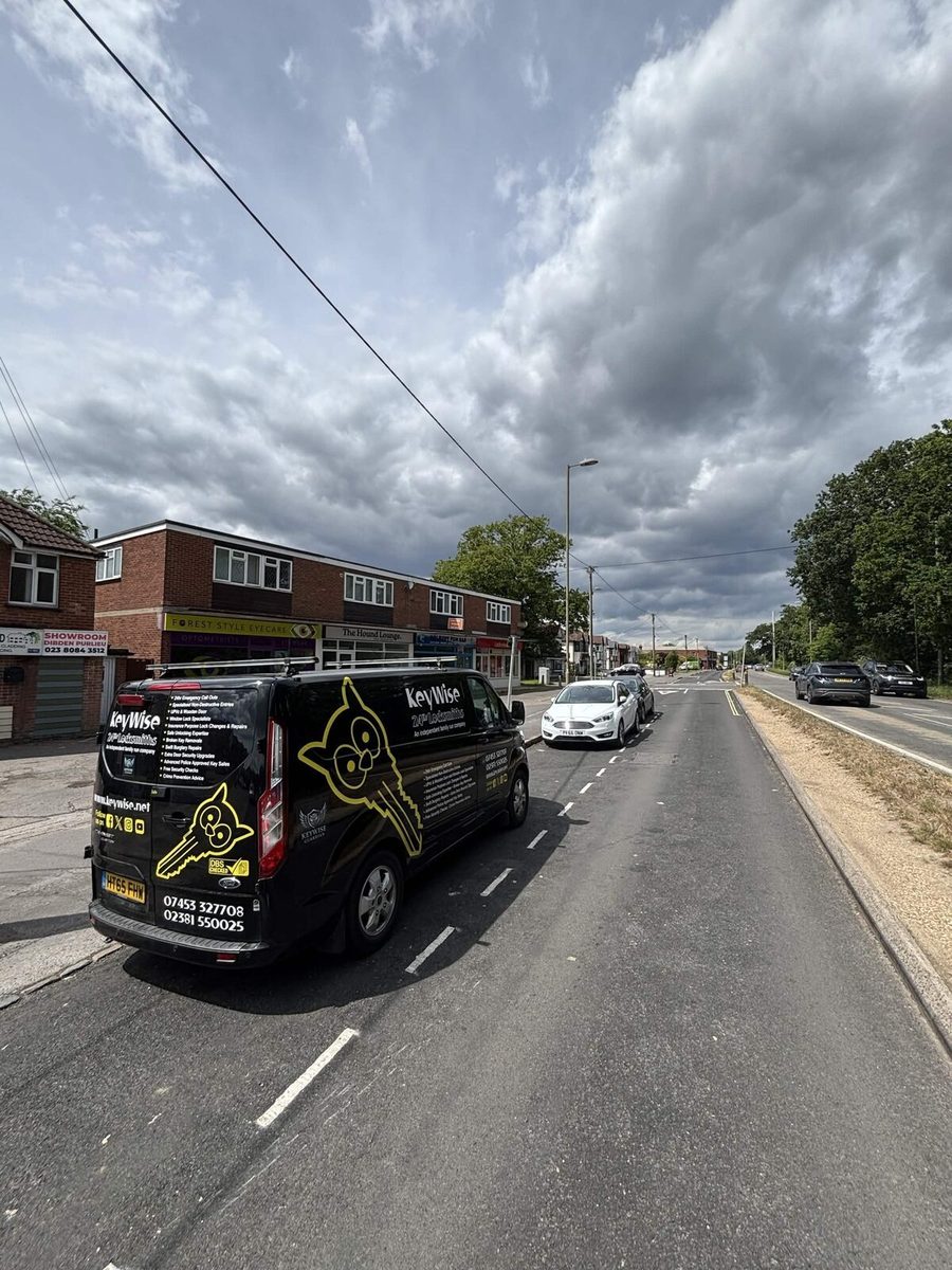 Real photo of the Keywise locksmith van in Holbury &mdash; Bugsy & van &mdash; Holbury