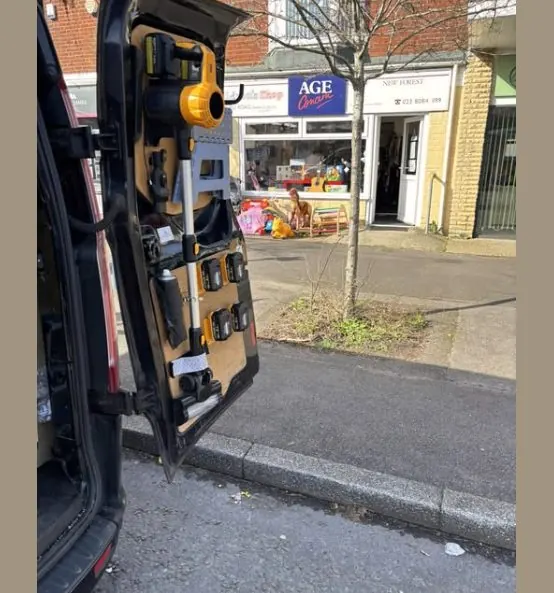Real photo of the Keywise locksmith van in New Forest (SO42, SO43, SO41), Age Concern New Forest Community