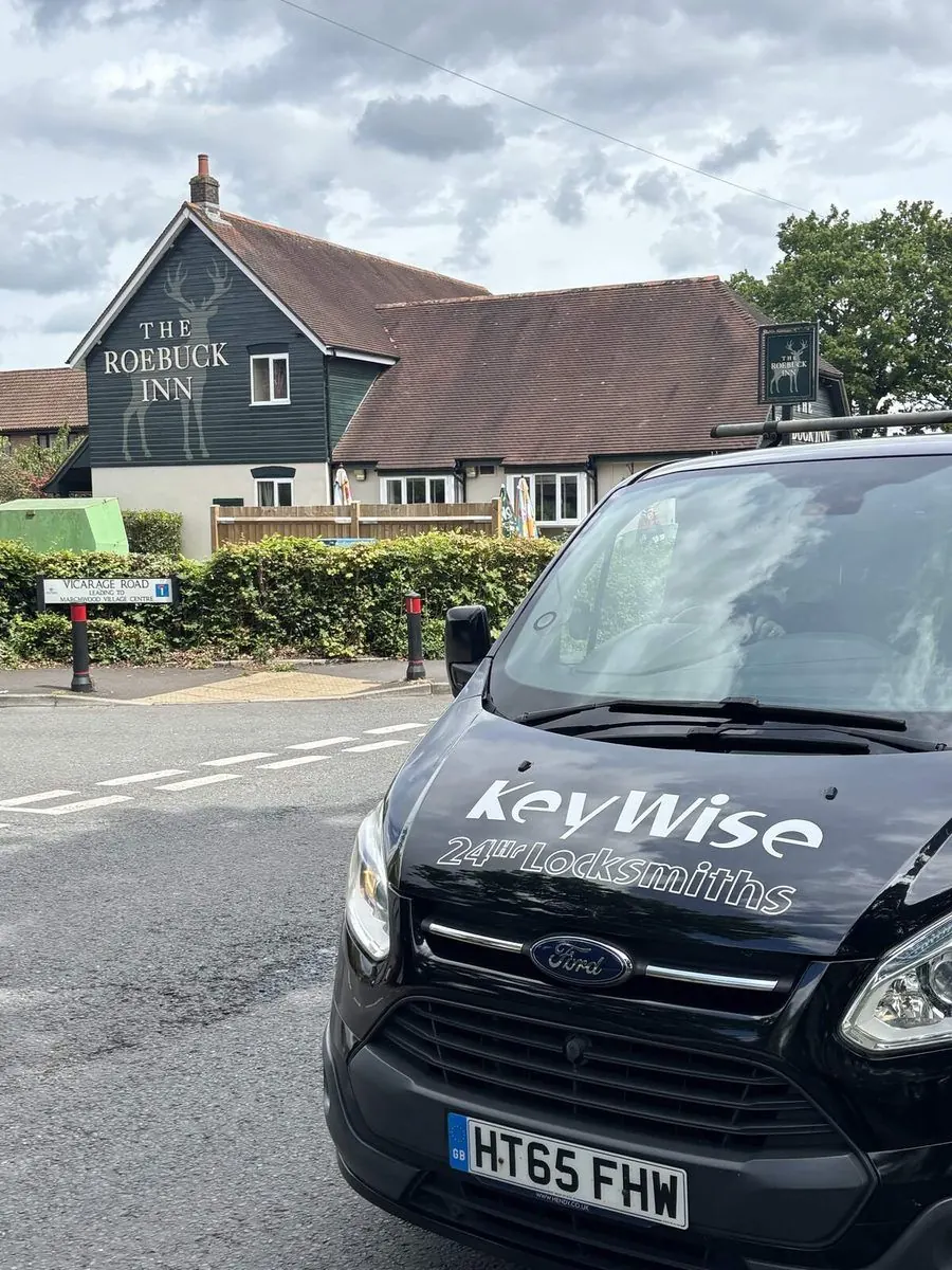 Real photo of the Keywise locksmith van in Marchwood (SO40), Bugsy & van, Marchwood