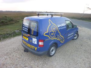 A van ready for sub-contract work in southampton