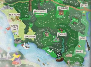 A Map of coverage by the new forest locksmith