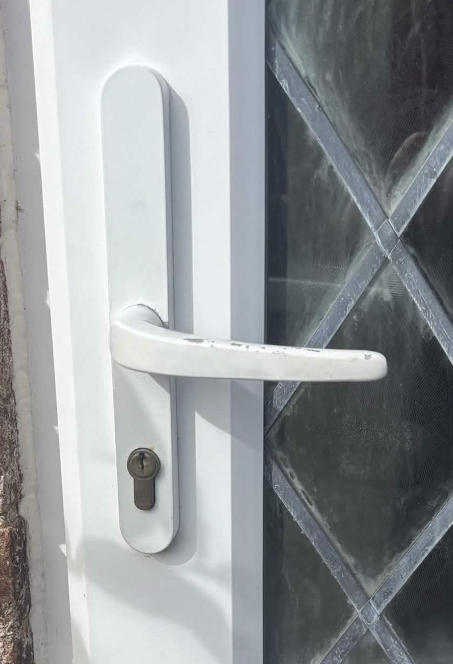 uPVC front door in Blackfield with a new snap secure cylinder fitted
